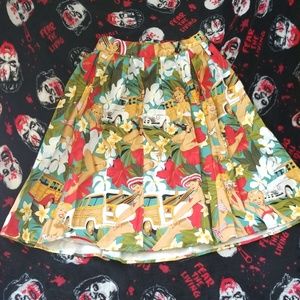 A line Hawaiian style skirt
